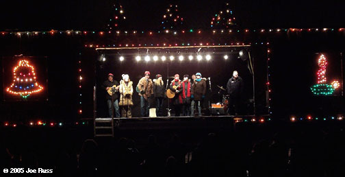 Performers on CP Holiday Train