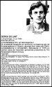 Click here to read entry for Derek de Lint