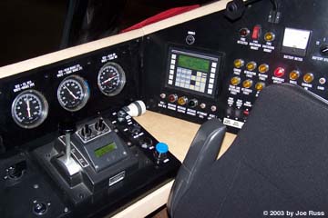 Cab controls of DMU