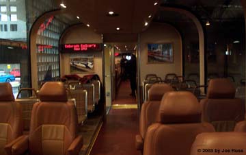 Commuter interior of DMU