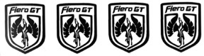 Fiero GT Wheel Centers